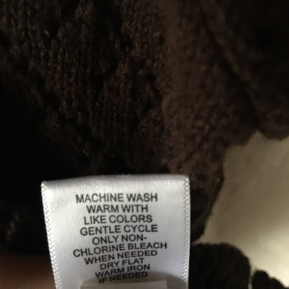 Women’s Croft&Barrow XL Brown Cardigan Button Down - Picture 7 of 8